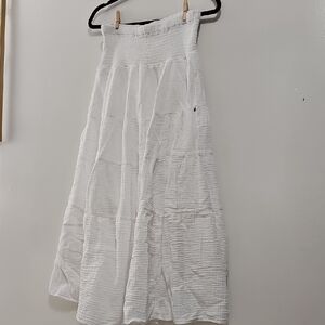 DKNY Strapless White Dress